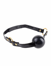 Pipedream Fetish Fantasy Bondage Gold Ball Gag Bondage Gags and Bits